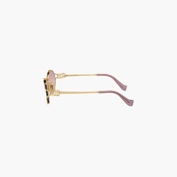 Miu Miu Logo Metal - Gold - Image 2
