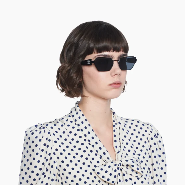 Miu Miu Logo Metal - Black - Image 4