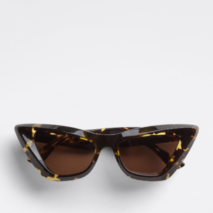 BOTTEGA VENETA Pointed Cat Eye - Havana